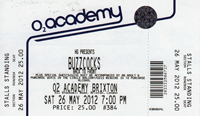 Buzzcocks - O2 Brixton Academy,London 26.5.12